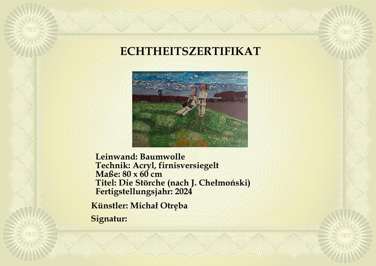 Echtheitszertifikat - Michał Otręba